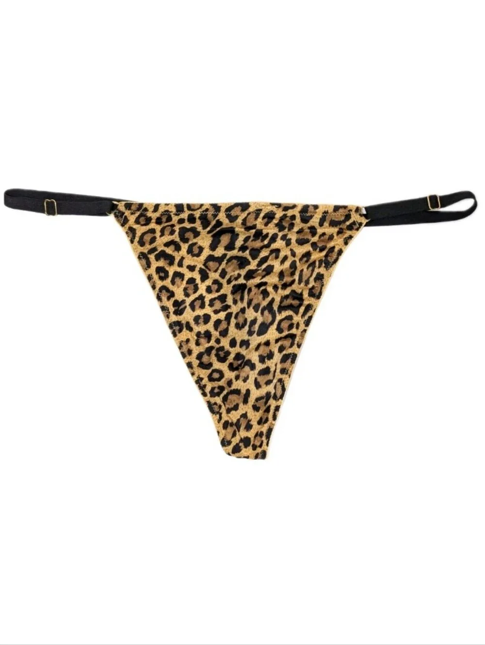 Victoria's Secret Very Sexy V String Thong Large Animal Print Panty VS Smooth